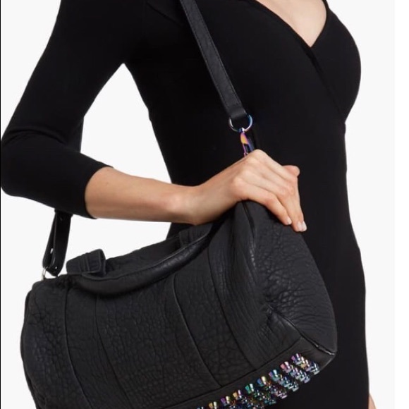 Alexander Wang iridescent black leather Rocco bag - Picture 3 of 16